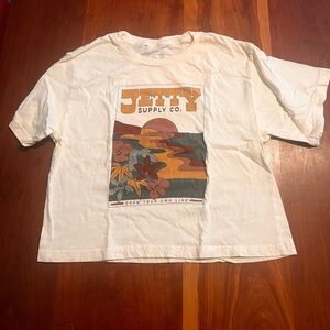 Jetty Supply Co. Cream Graphic Tee